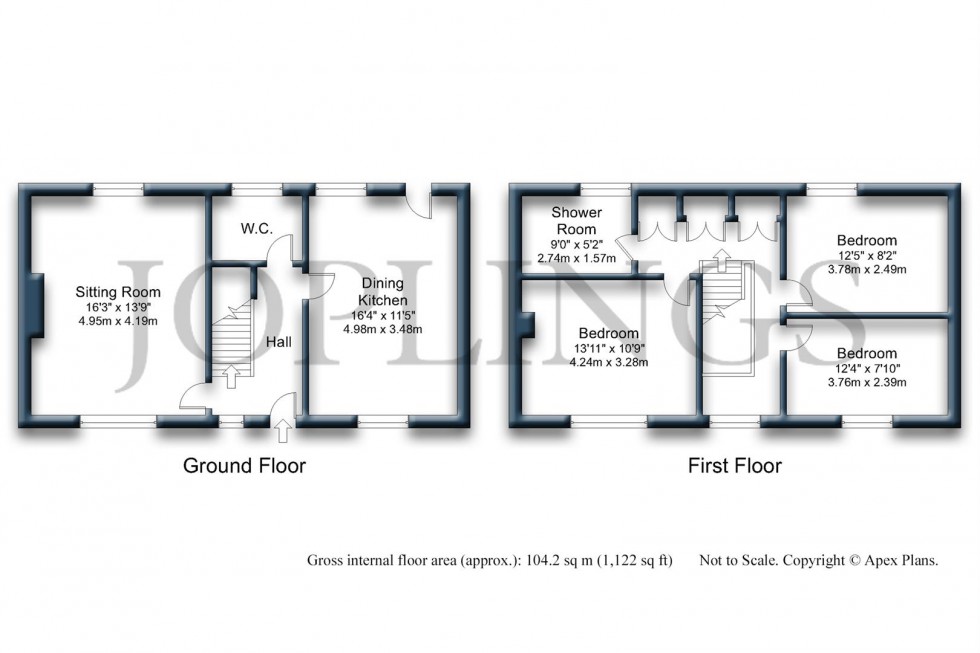 Floorplan for Pond View Grewelthorpe Ripon